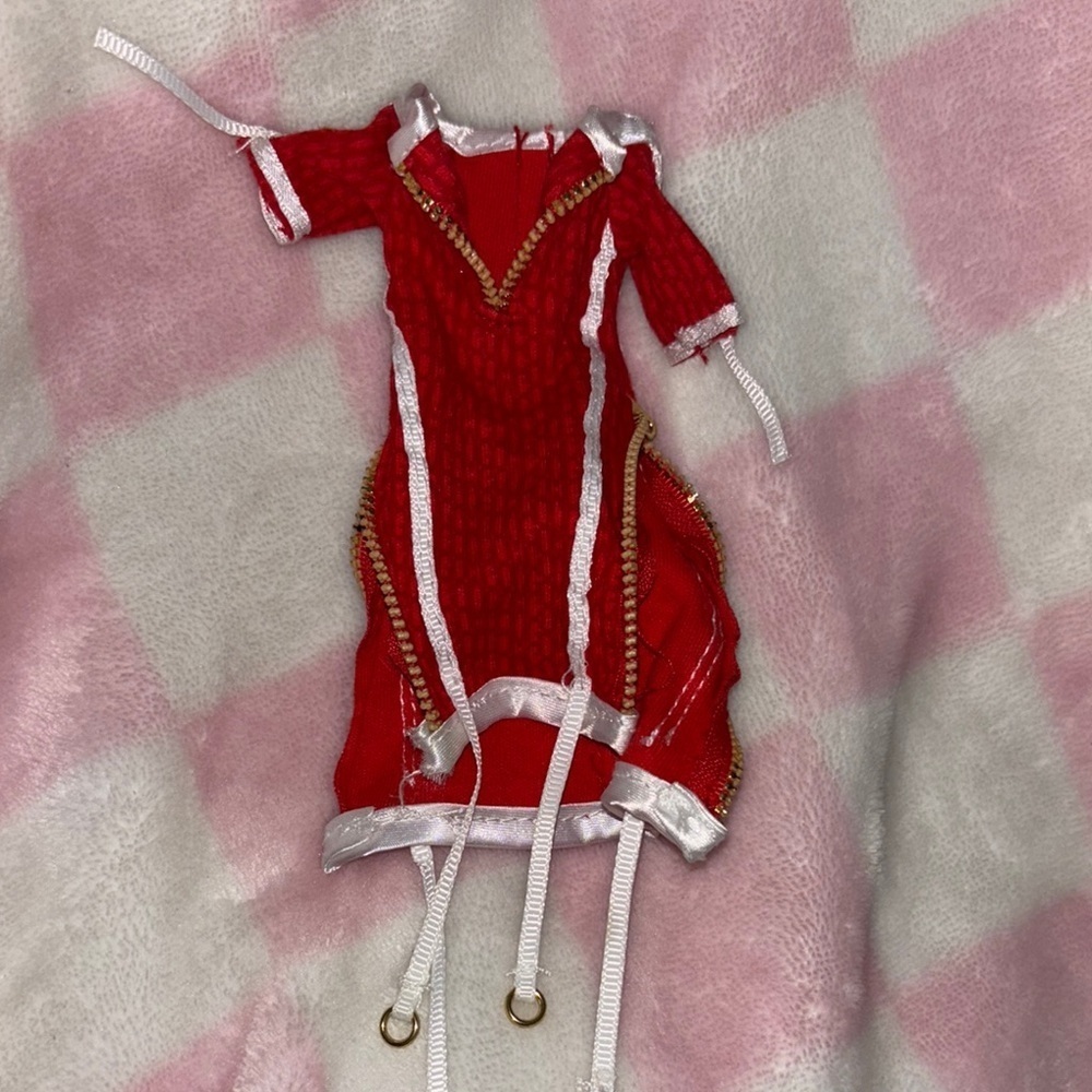 LOL Surprise OMG Fierce Swag Doll  Red Dress & Gold Belt